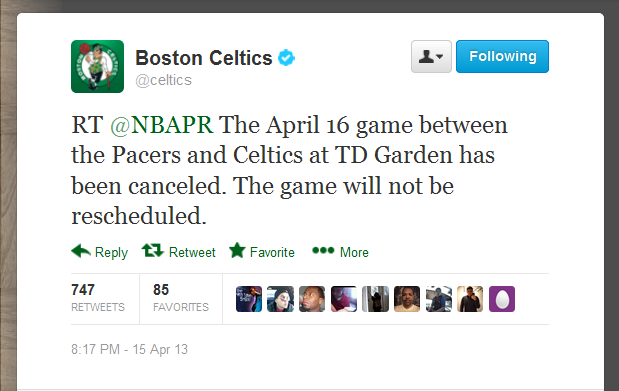 Celtics Canceled