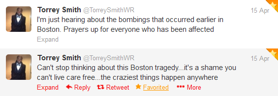 Torey Smith tweets